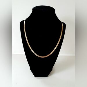 Elegant 14K Goldfilled Herringbone Necklace 20"